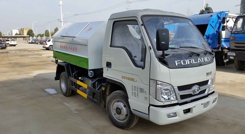 福田3方勾臂垃圾車